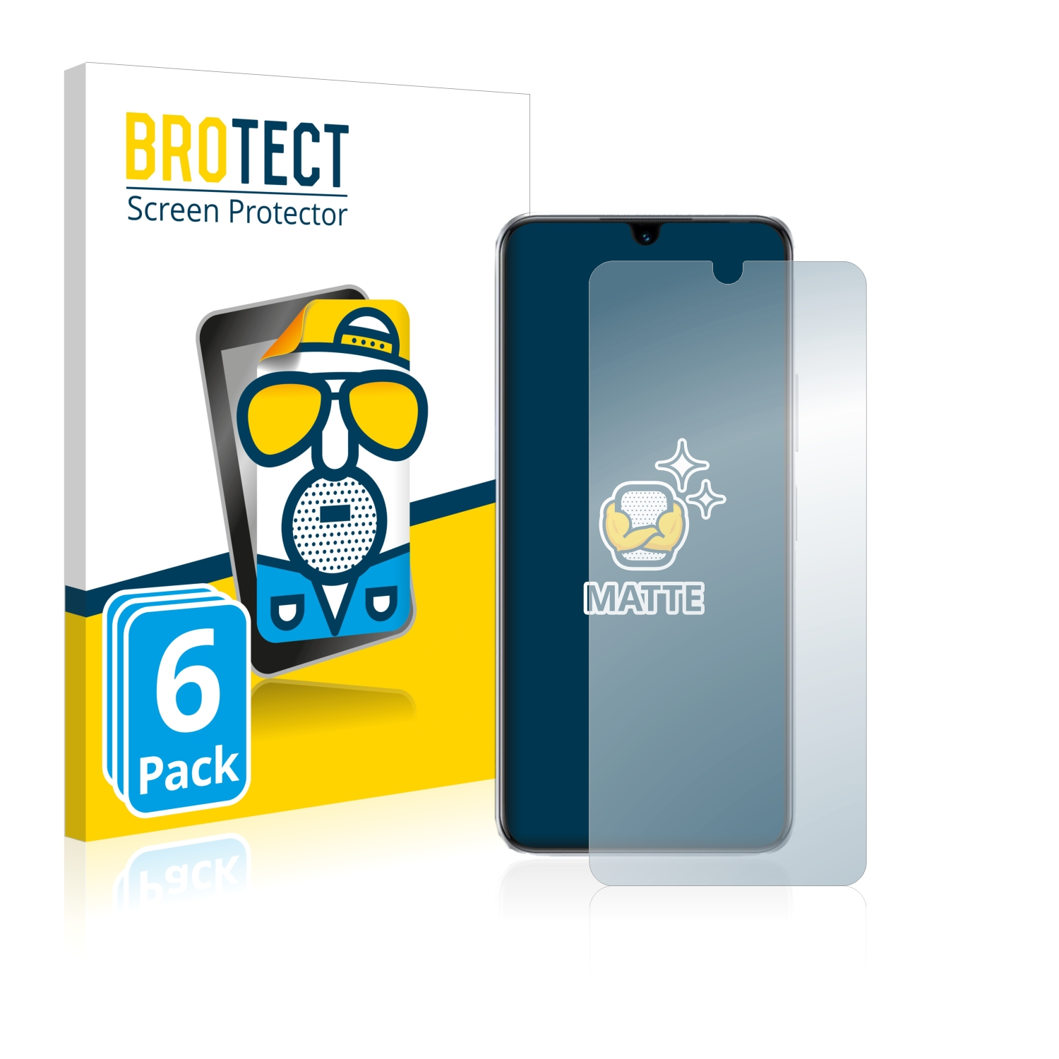 BROTECT 6x Pro Note Infinix Schutzfolie(für 12 matte 5G)