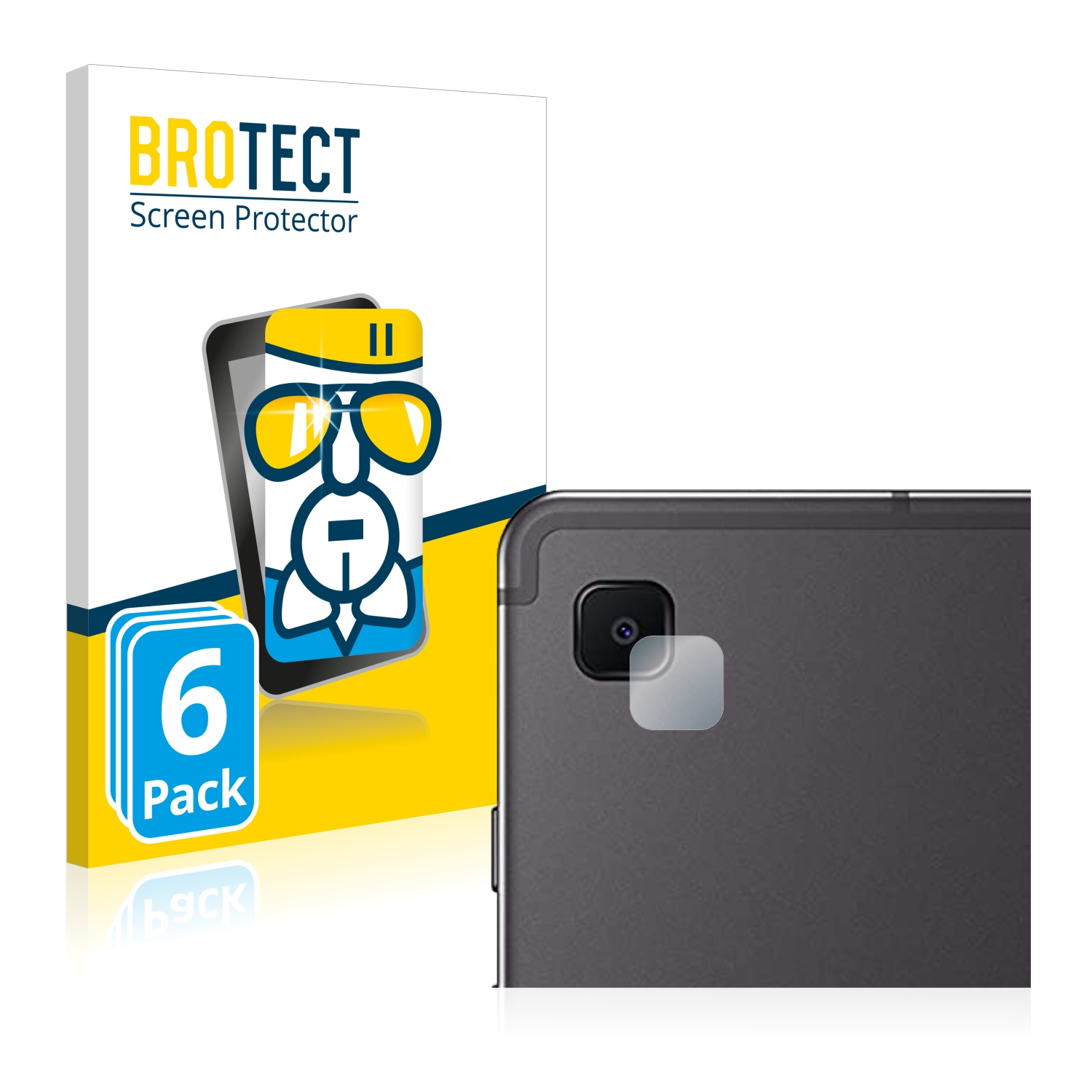 BROTECT 6x Airglass klare Schutzfolie(für 2022) Tab Lite LTE Samsung Galaxy S6