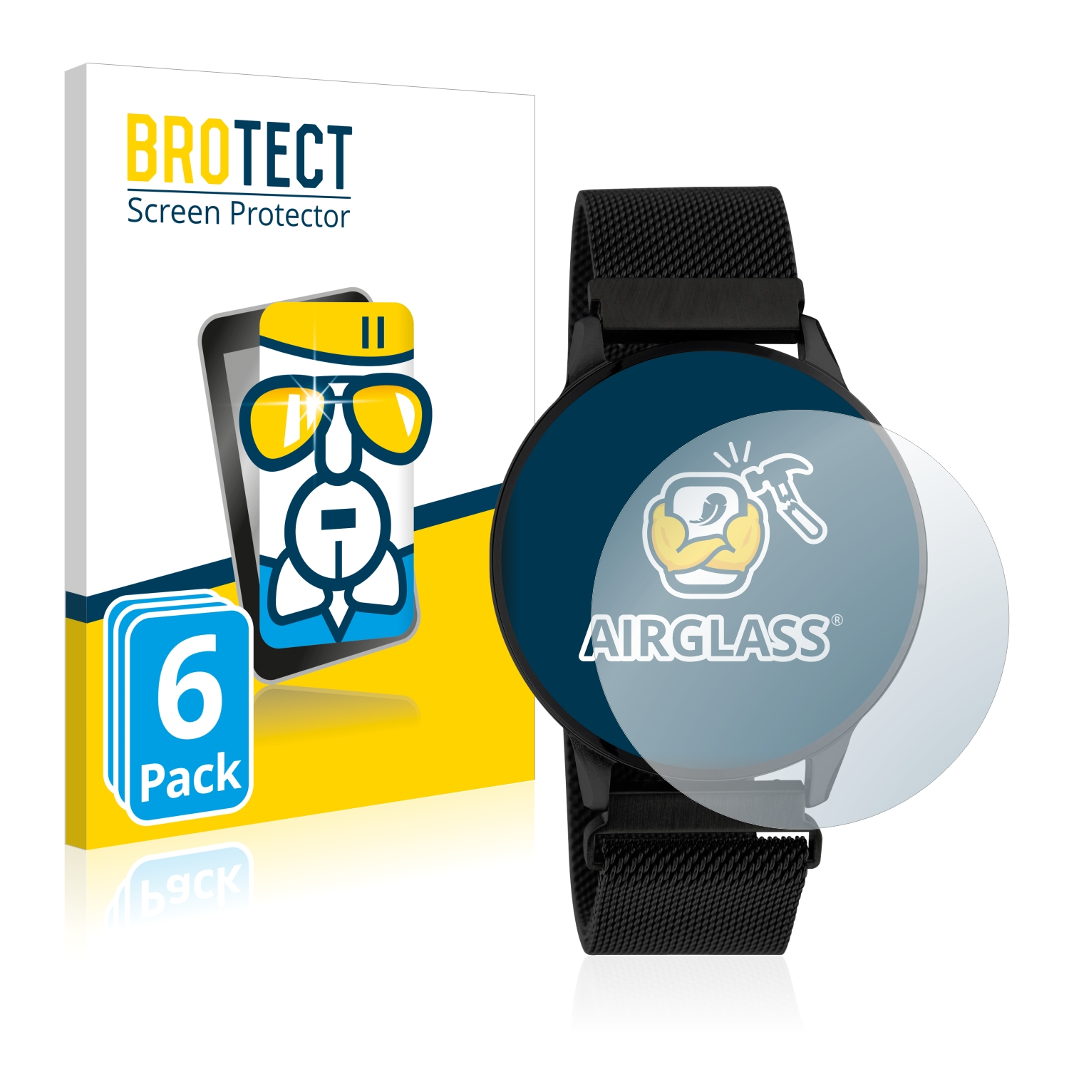Q00119) klare Airglass BROTECT 6x Oozoo Schutzfolie(für