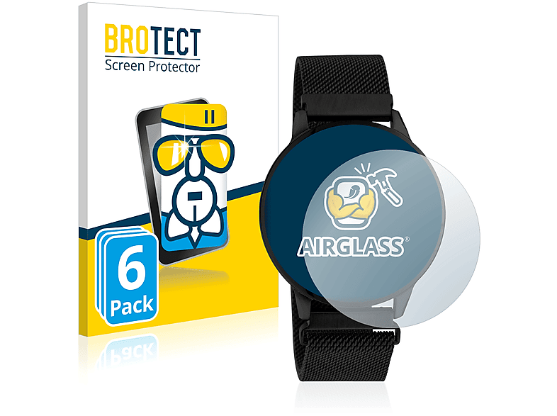 BROTECT 6x Airglass klare Schutzfolie(für Oozoo Q00119)