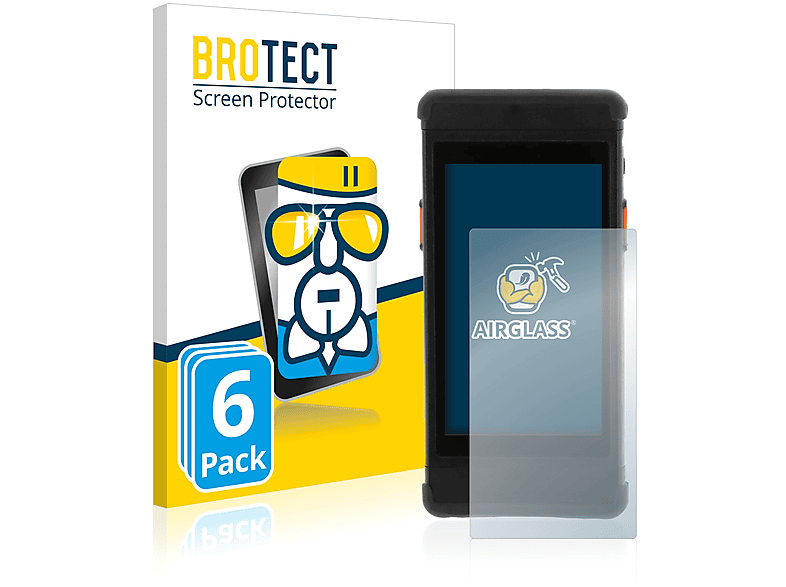 BROTECT 6x Airglass klare Schutzfolie(für ACD M2Smart SE) | Schutzfolien & Schutzgläser