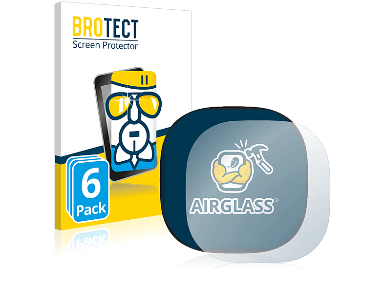 BROTECT 6x Airglass klare Schutzfolie(für ecobee Smart Thermostat Premium)