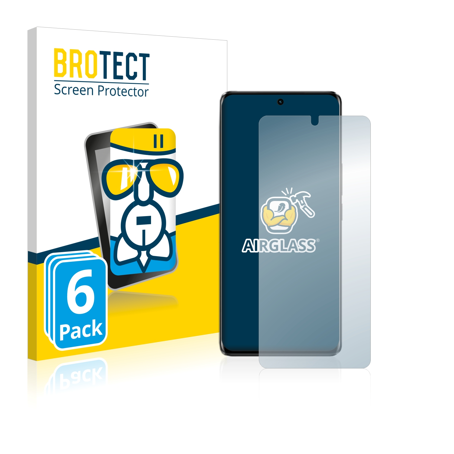 BROTECT 6x Airglass klare Schutzfolie(für Vivo Pro) S15