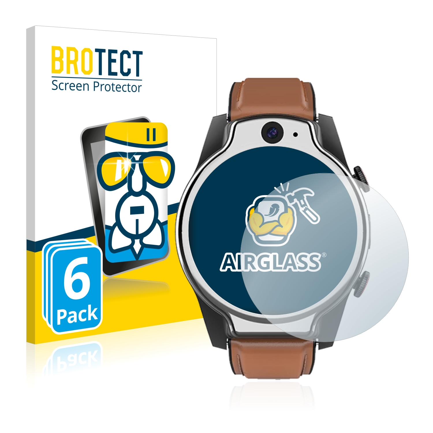BROTECT 6x Airglass klare Schutzfolie(für 220Volt S10)
