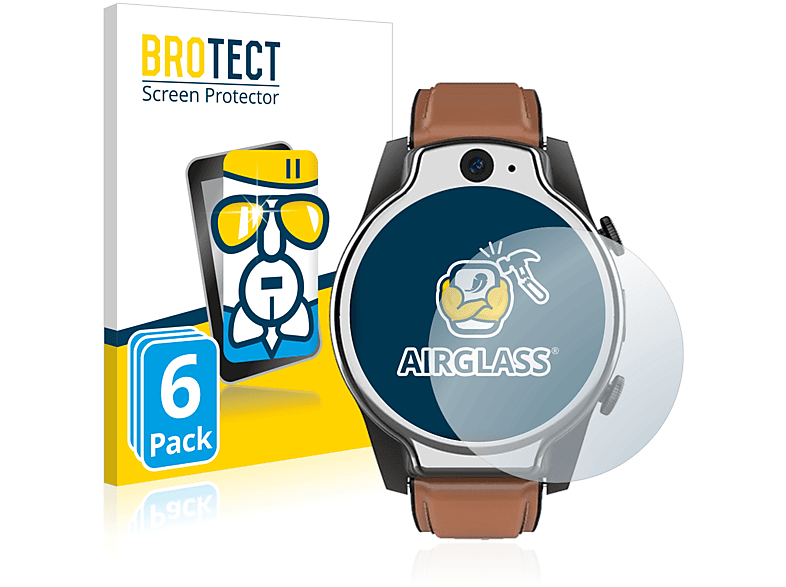 BROTECT 6x Airglass klare Schutzfolie(für 220Volt S10) | Smartwatch Schutzfolien & Gläser