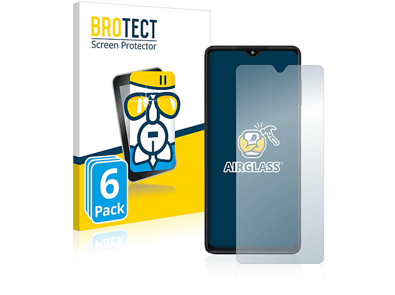 6x Schutzfolie(für 5G) M13 Airglass Galaxy Samsung BROTECT klare