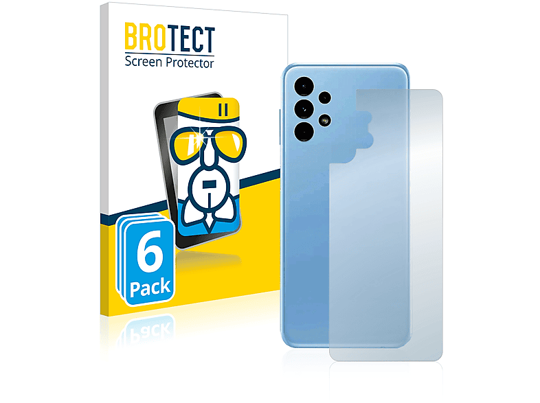 klare Schutzfolie(für Samsung Galaxy A13 6x Airglass (Rückseite)) BROTECT