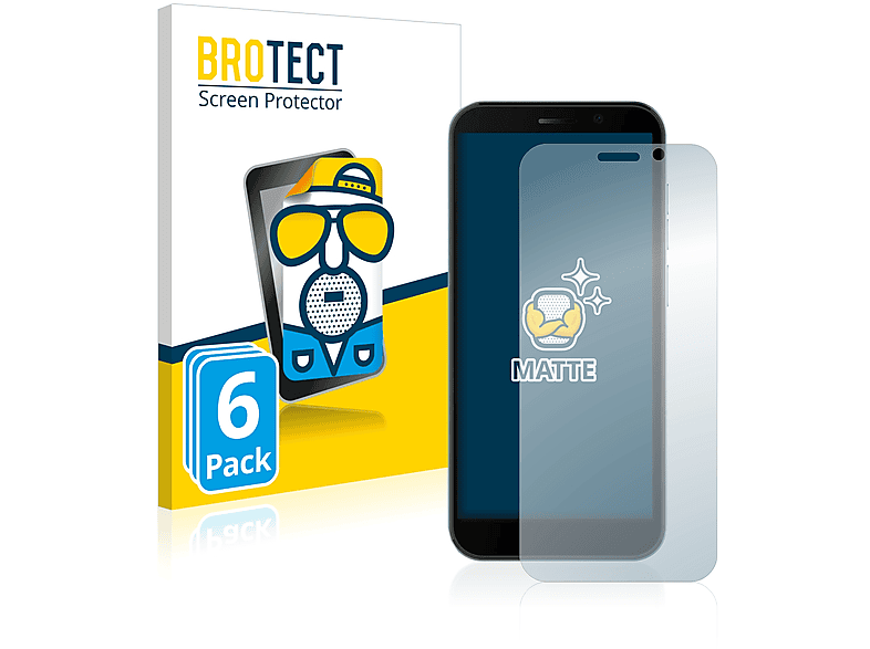 BROTECT 6x matte Doogee Pro) X97 Schutzfolie(für