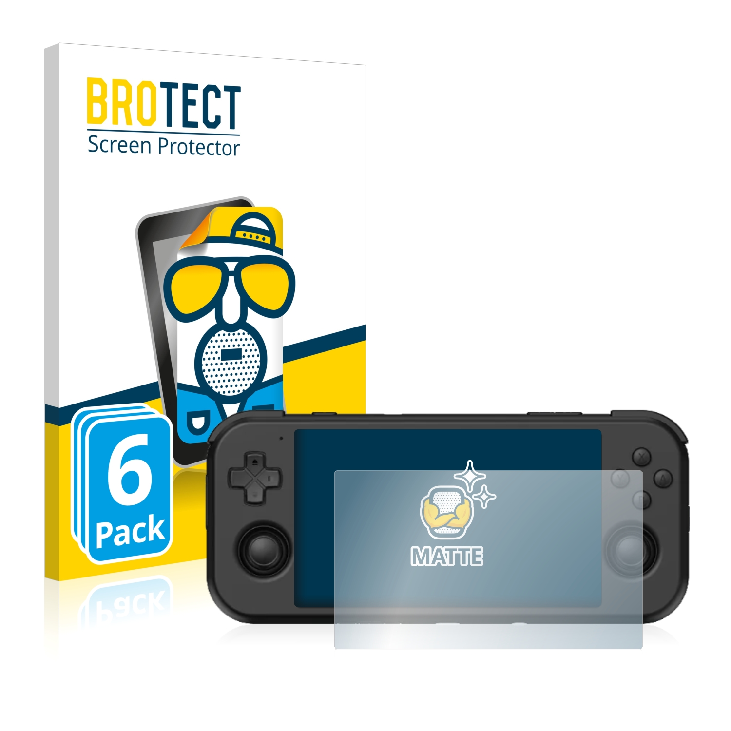 BROTECT 6x Schutzfolie(für matte Retroid Pocket 3)