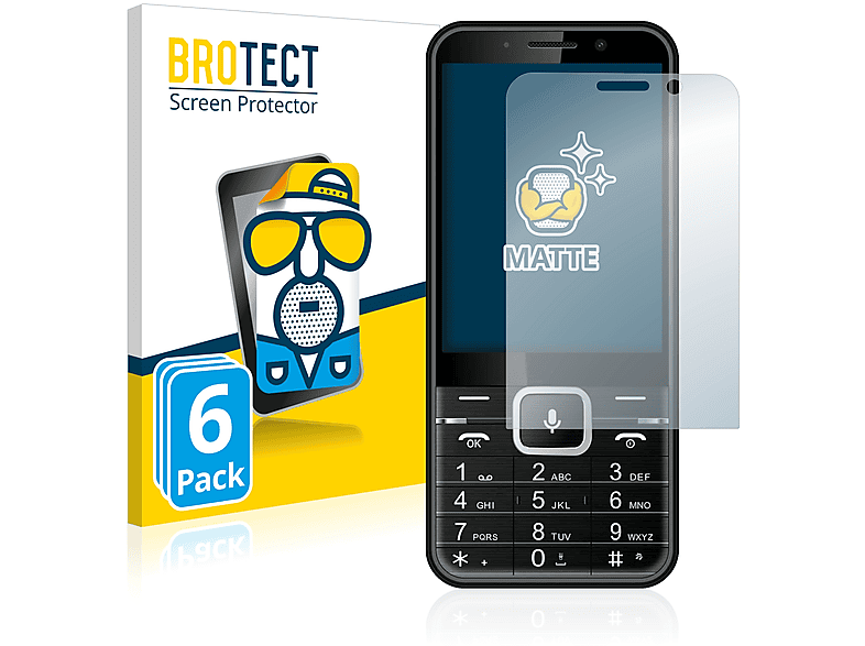 BROTECT Up myPhone 6x Smart) matte Schutzfolie(für