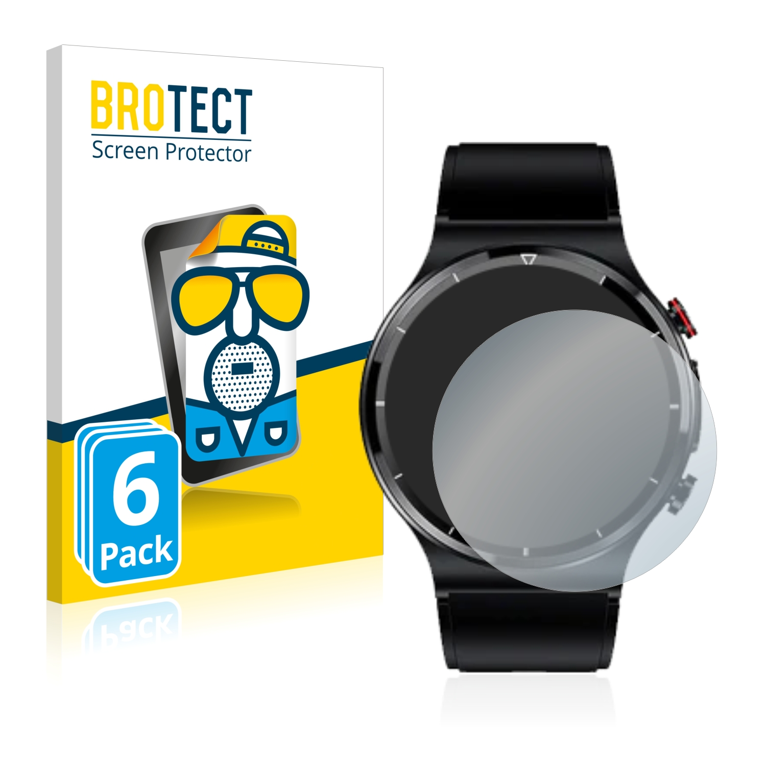 CARE 6x matte Pro) Zeit Schutzfolie(für BROTECT Vision
