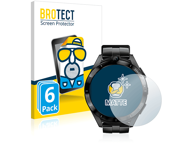 BROTECT 6x matte Schutzfolie(für Lokmat Appllp 2 Pro) | Smartwatch Schutzfolien & Gläser