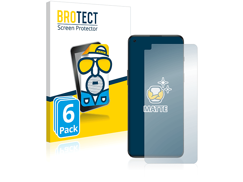 BROTECT 6x matte Schutzfolie(für OnePlus Nord 2T 5G) | Displayschutzfolien & Gläser