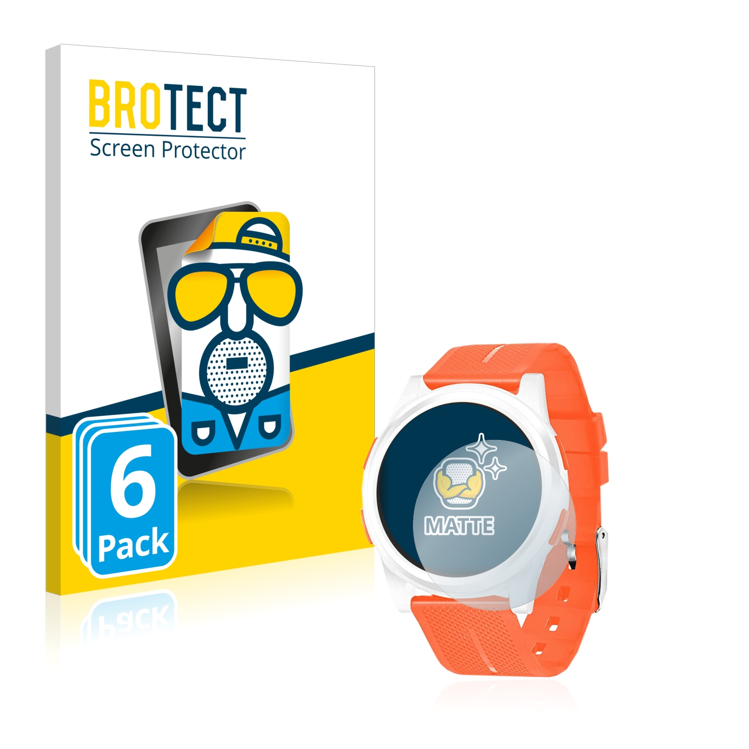 Schutzfolie(für Wifort matte 6x BROTECT Watch) Digital