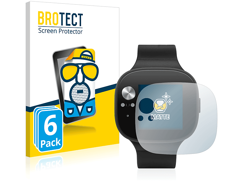 BROTECT 6x matte Schutzfolie(für BP) ASUS Vivowatch