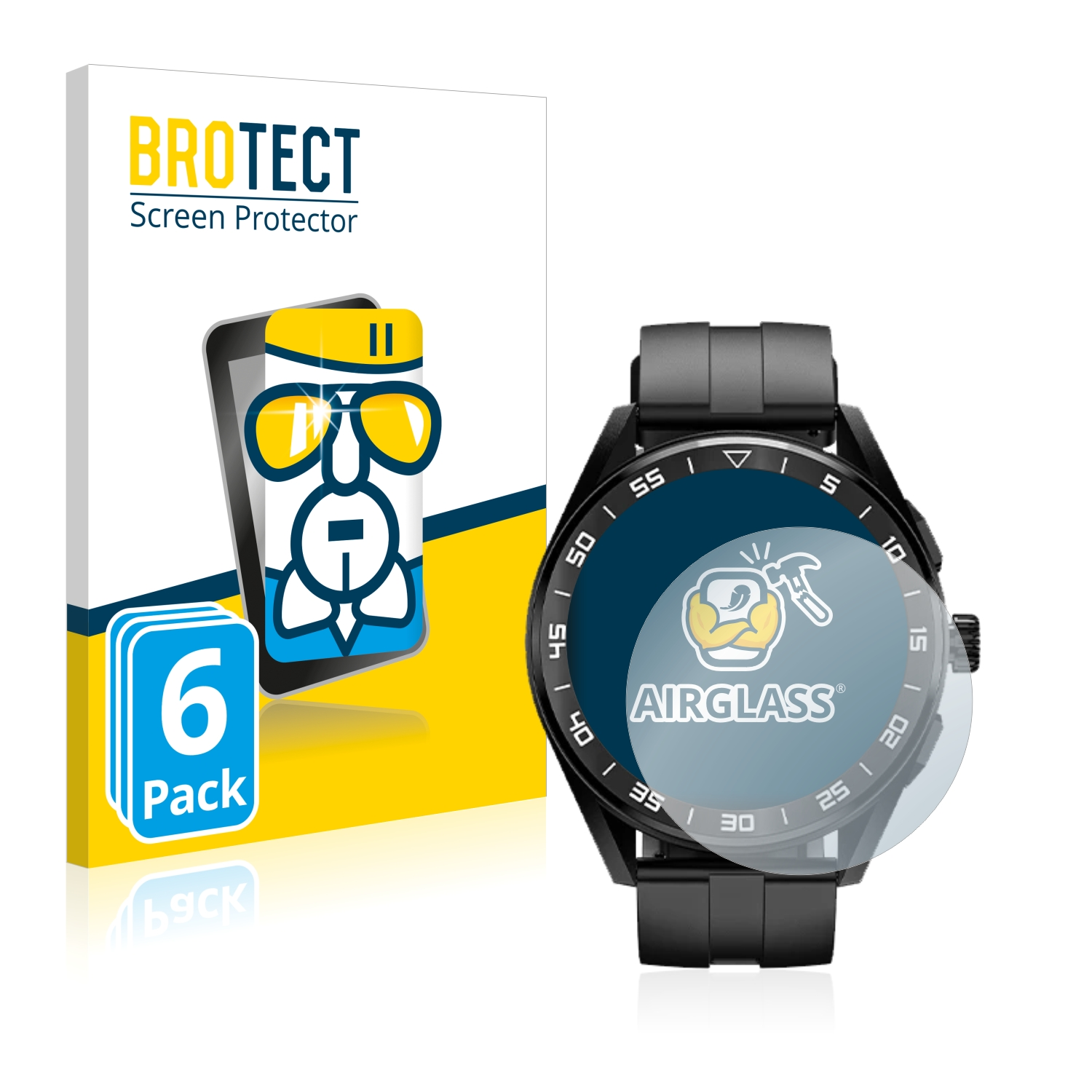 BROTECT 6x Airglass klare Schutzfolie(für Pro) Comet Lokmat