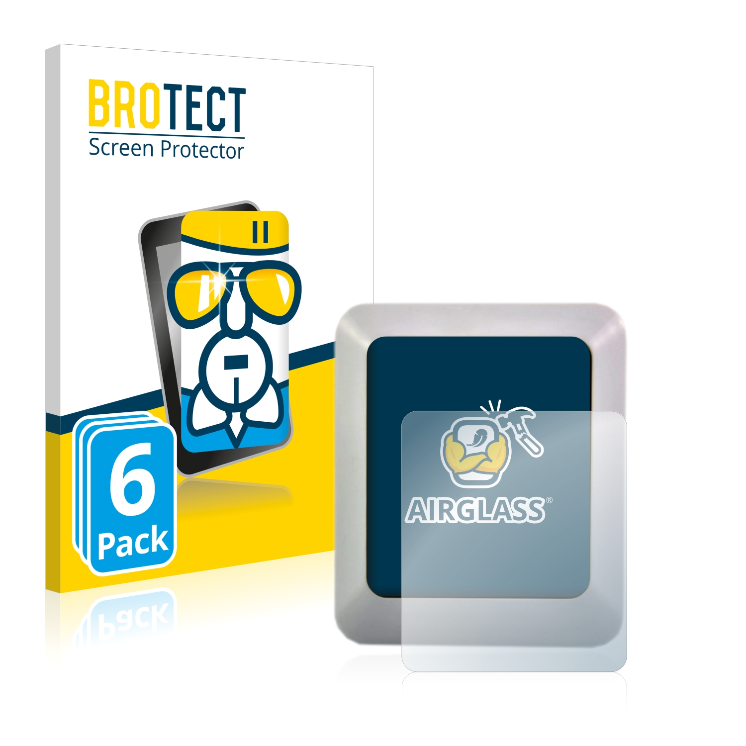 BROTECT 6x klare Schutzfolie(für Airglass ThermoPro TP50)