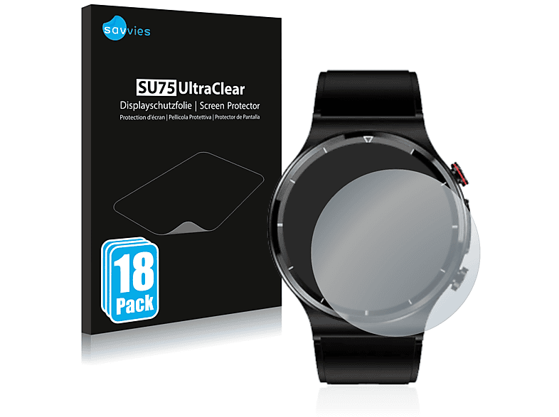 SAVVIES 18x klare Schutzfolie(für Zeit Vision CARE Pro) MediaMarkt