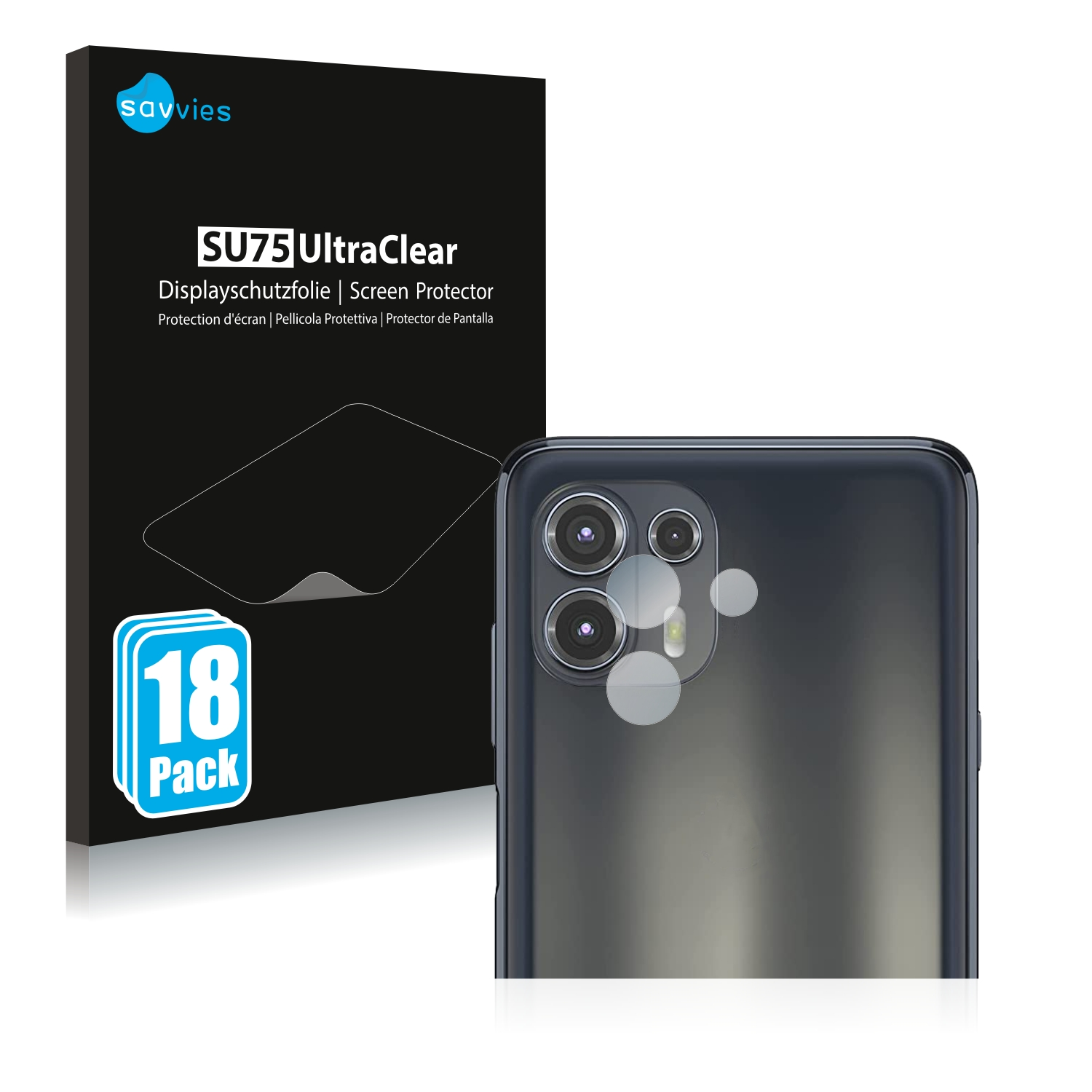 Edge Motorola Schutzfolie(für 20 Kamera)) SAVVIES klare 18x Lite (NUR