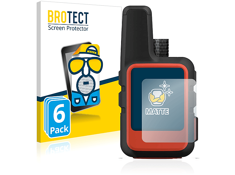 BROTECT 6x matte Mini inReach 2) Garmin Schutzfolie(für