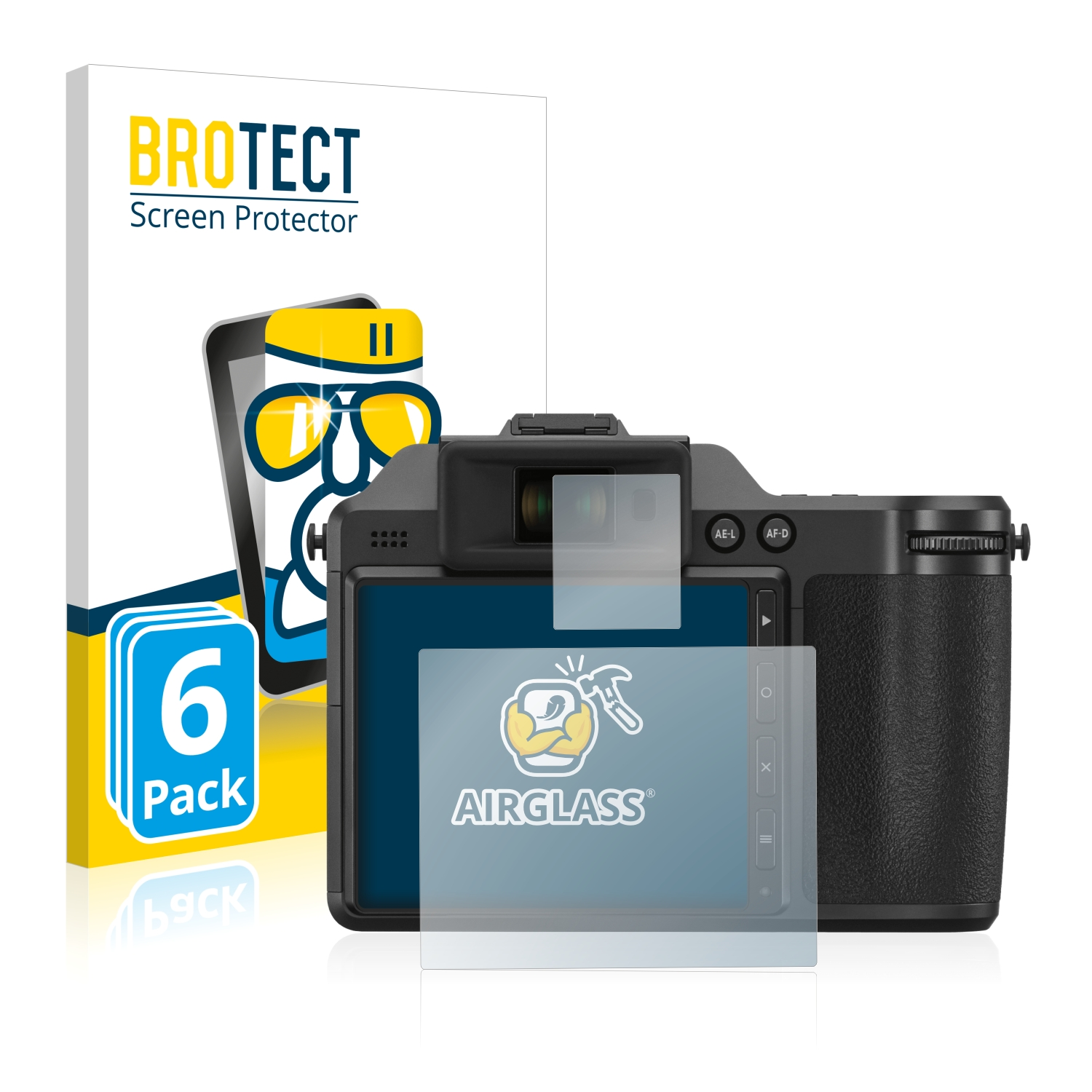 Schutzfolie(für 6x BROTECT klare Airglass Fujifilm X-H2)