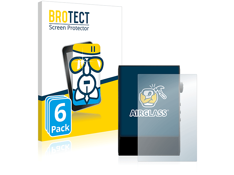 BROTECT 6x RS2) Schutzfolie(für Airglass Hiby klare