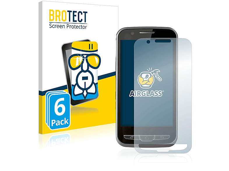 klare 6x BROTECT PM70) Schutzfolie(für Mobile Airglass Point