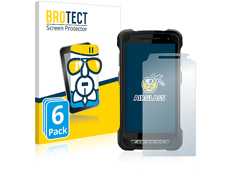 BROTECT 6x Airglass Point Schutzfolie(für klare Mobile PM80)