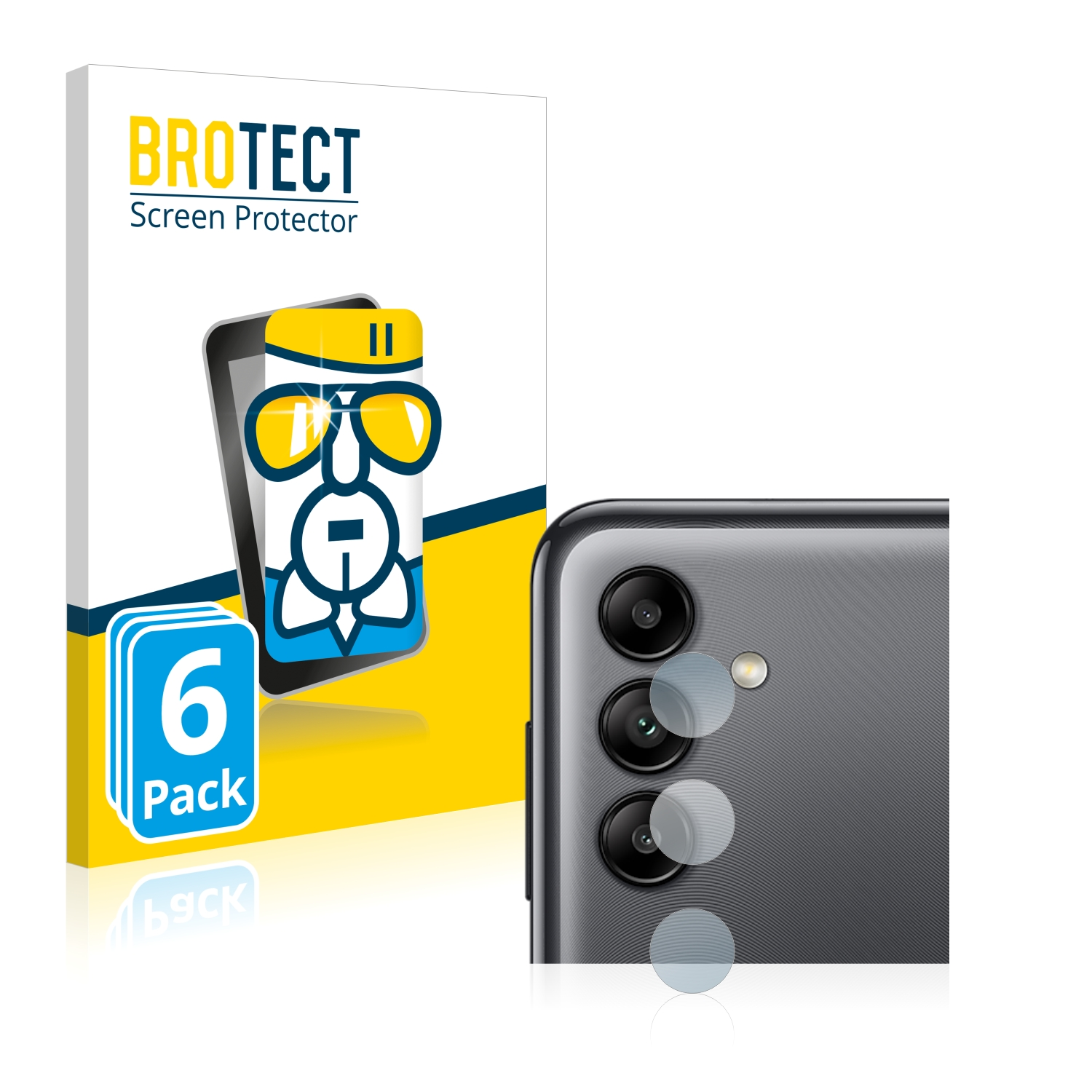 BROTECT 6x Airglass klare Samsung Galaxy A04s) Schutzfolie(für