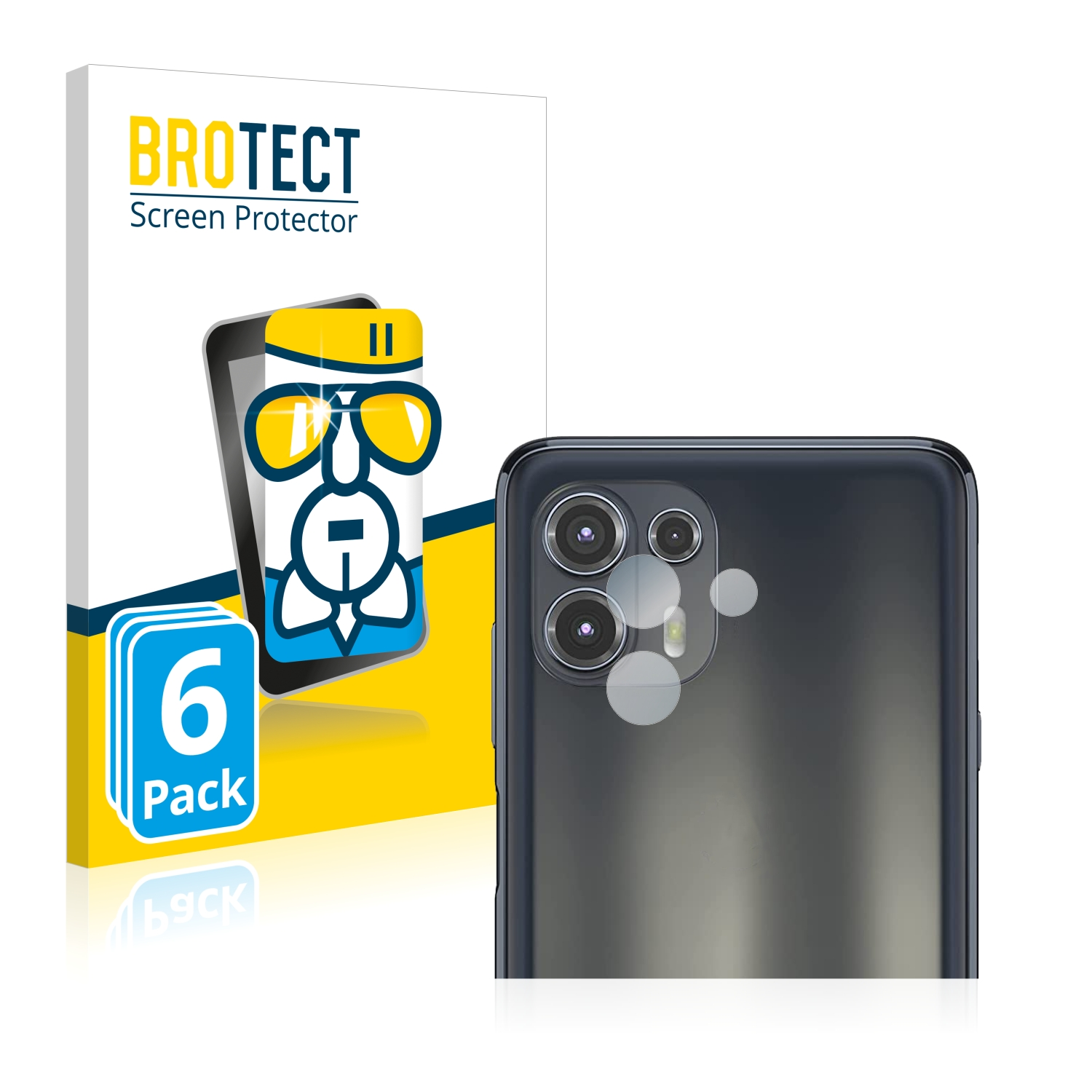 Edge Lite (NUR 20 Airglass Schutzfolie(für klare 6x Kamera)) BROTECT Motorola
