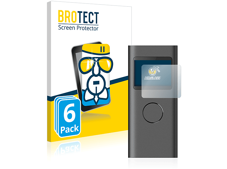 BROTECT 6x Schutzfolie(für Laser Xiaomi Airglass Measure) Smart klare