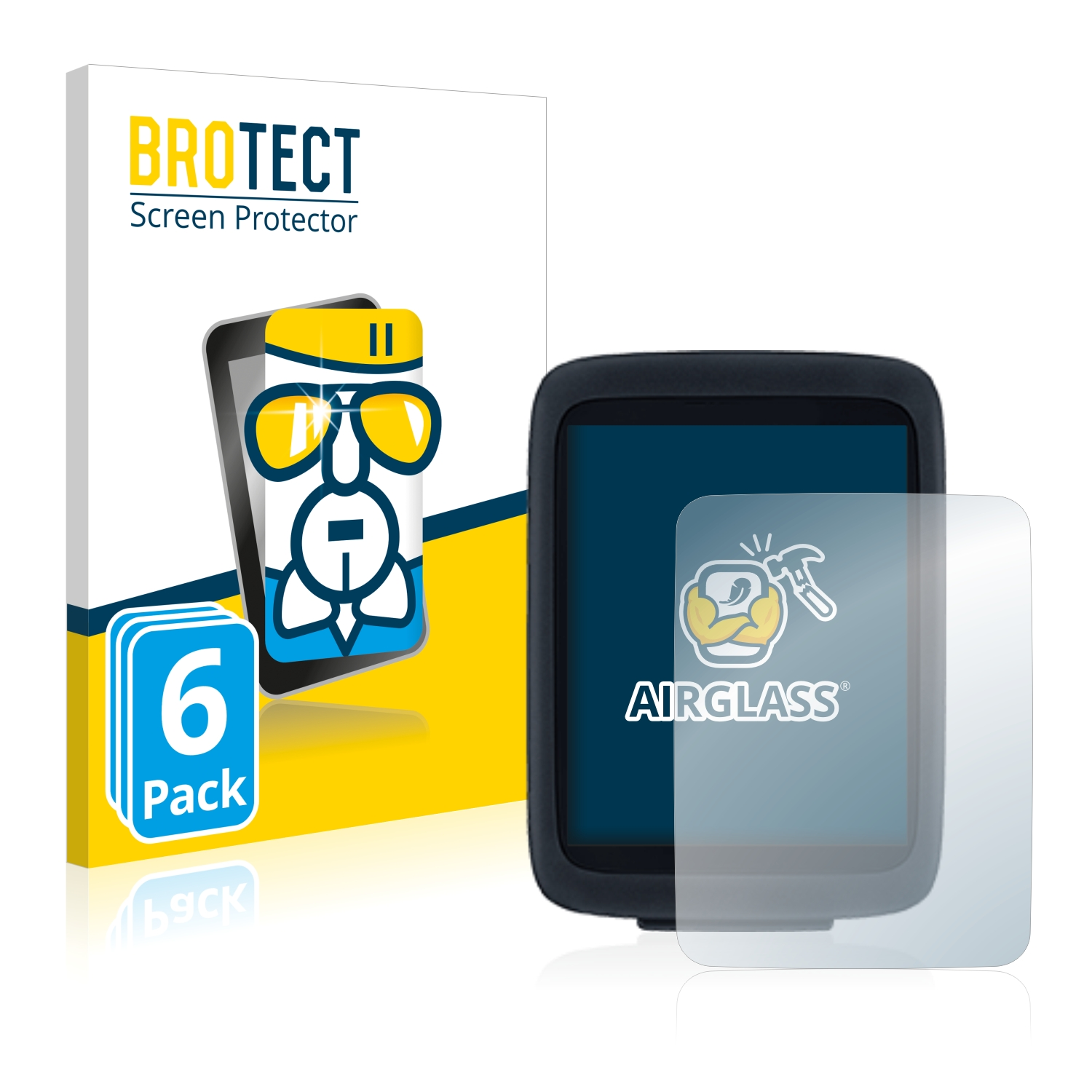 BROTECT 6x Airglass klare BC Sigma 8.0 WL) Schutzfolie(für