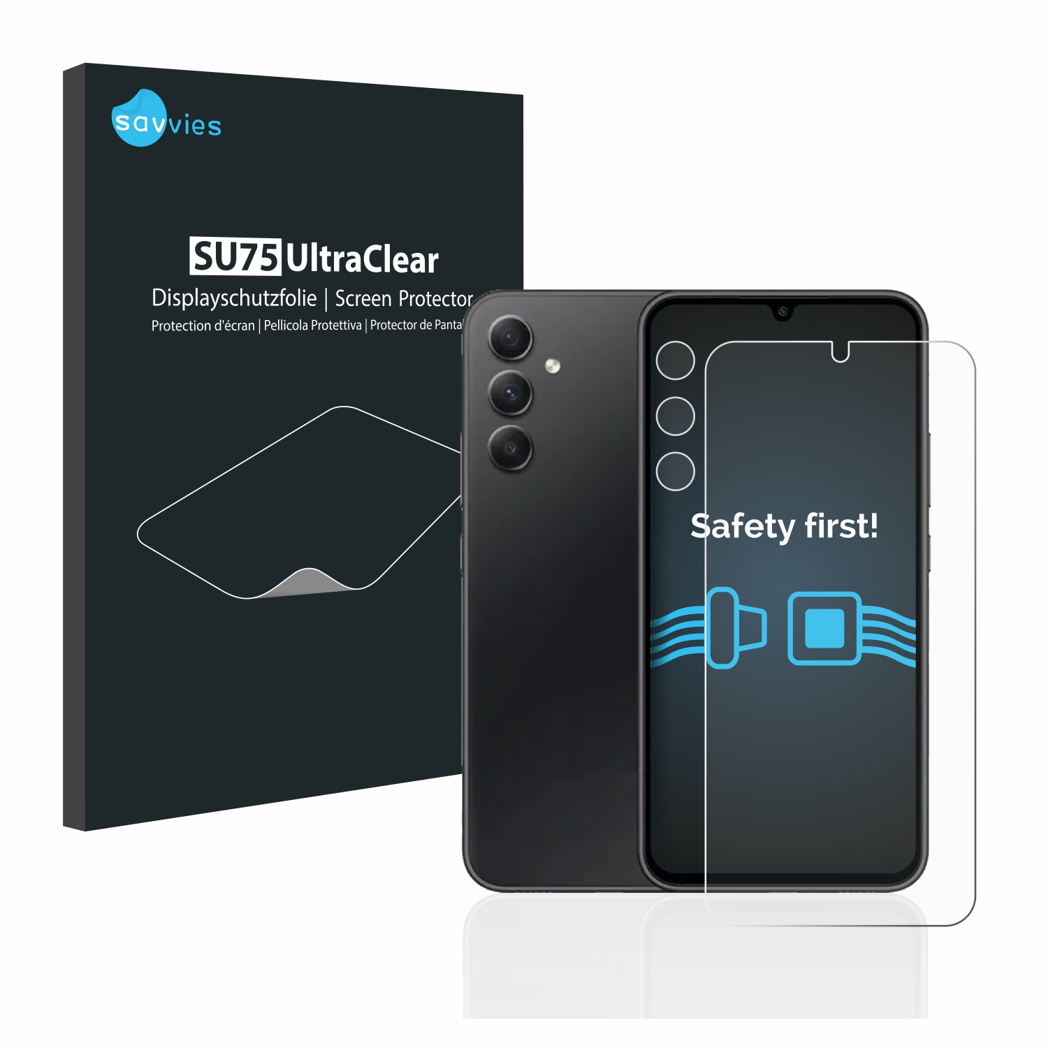 Galaxy 18x A34 Samsung 5G) Schutzfolie(für klare SAVVIES