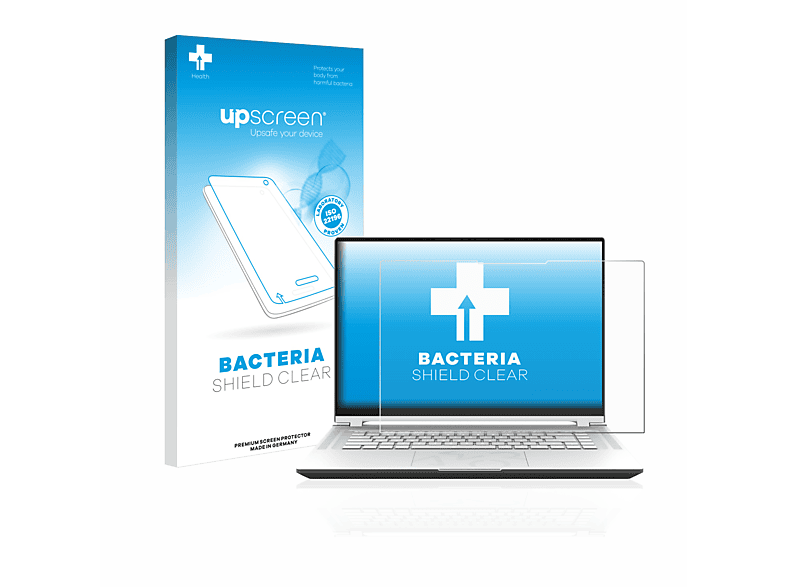 UPSCREEN antibakteriell klare Schutzfolie(für Gigabyte Aero 2023) OLED 16