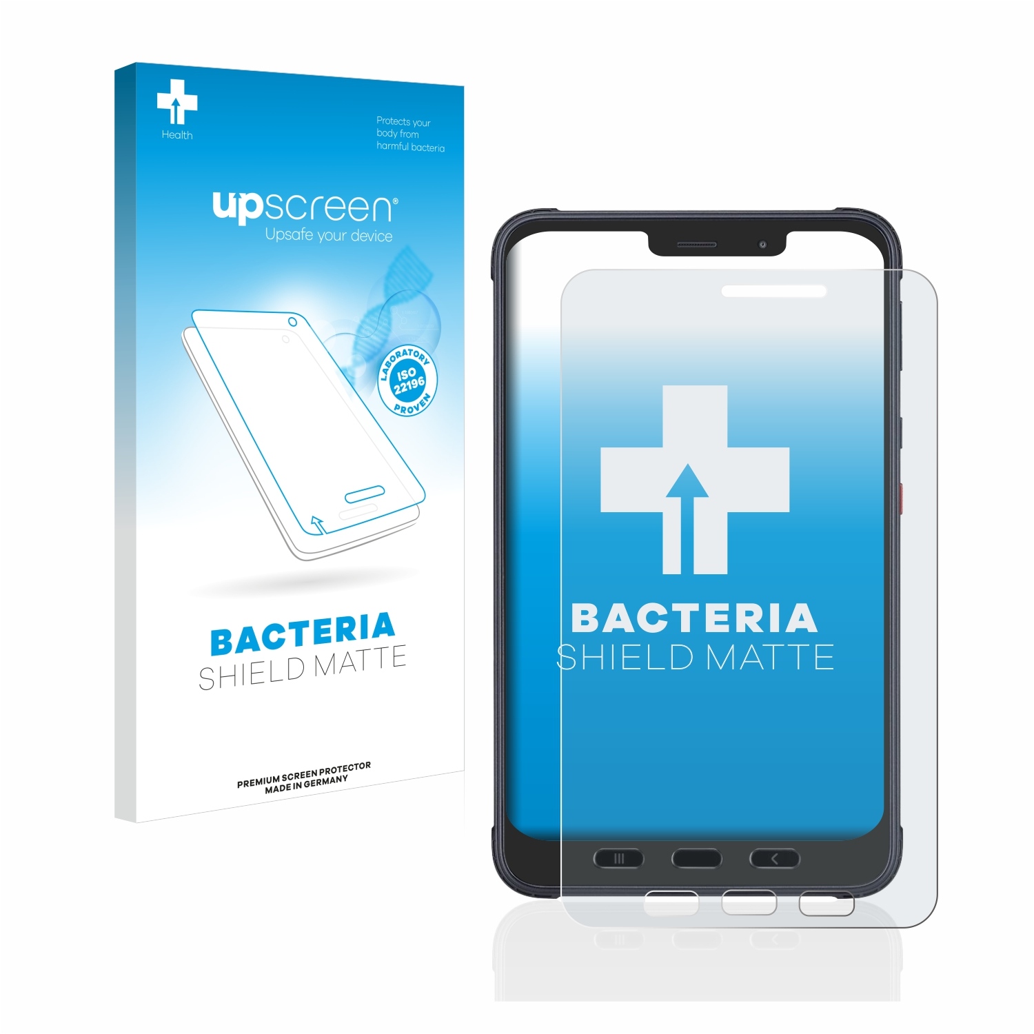 UPSCREEN antibakteriell matte 3 Tab Enterprise entspiegelt Galaxy Samsung LTE) Schutzfolie(für Active Edition