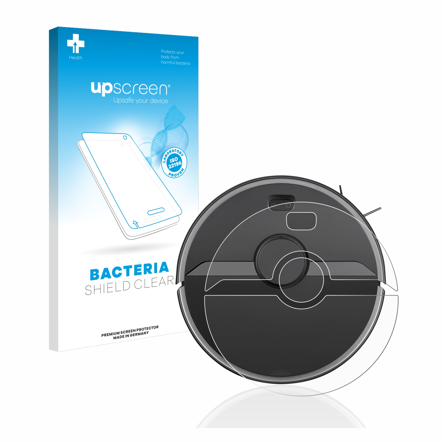 antibakteriell Pure klare S6 Schutzfolie(für Roborock (nur weißes Modell)) UPSCREEN