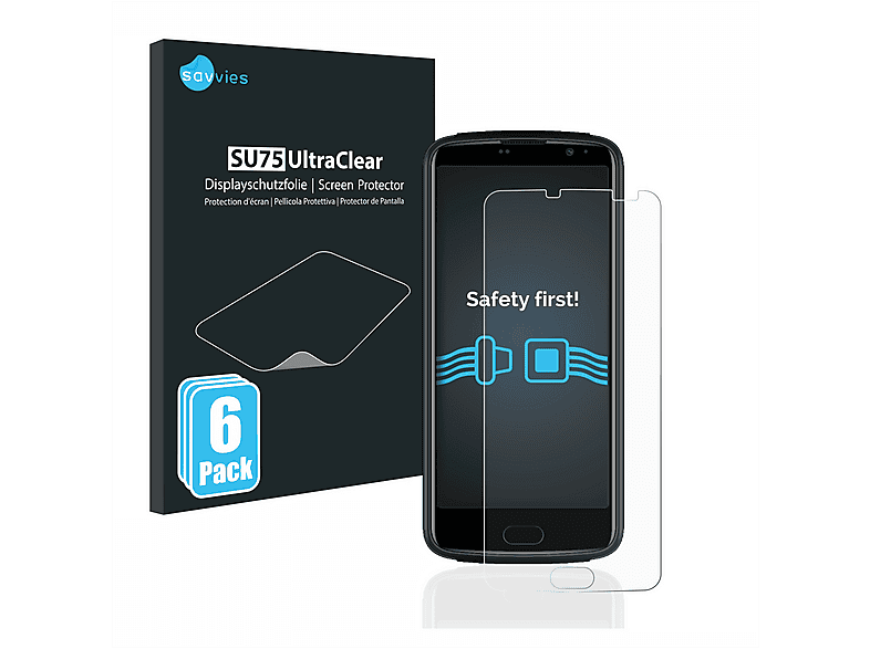Savvies 6 Pellicole Protettive Per Nokia C01 Plus - Trasparenti Antigraffio