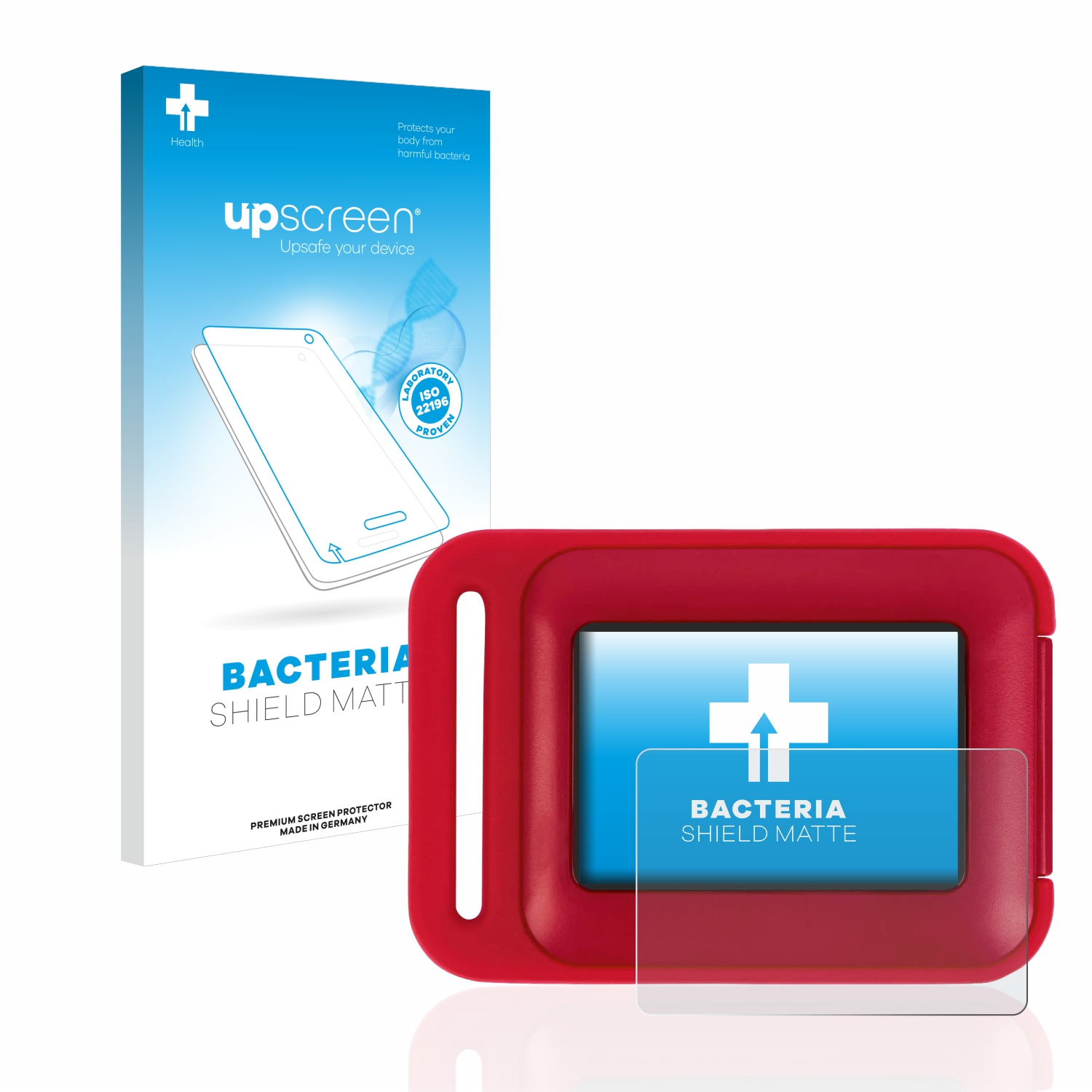 antibakteriell entspiegelt matte UPSCREEN Crivit Schrittzähler) Schutzfolie(für