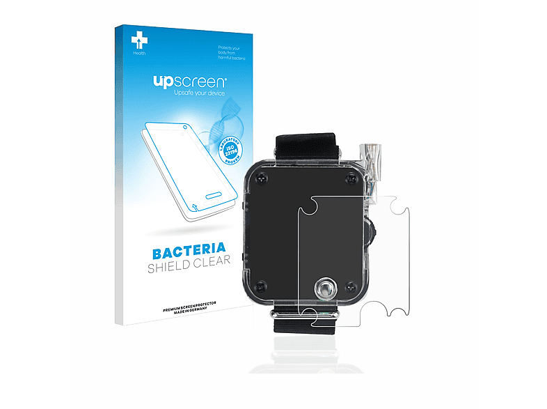 UPSCREEN antibakteriell klare Schutzfolie(für DSTIKE&SPACEHUHN Deauther Watch V3)