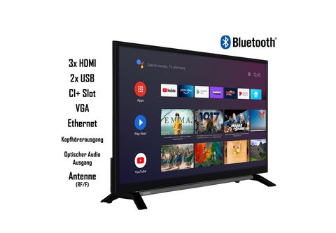 TOSHIBA 32LA2B63DAZ LED TV Full-HD, 32 (Flat, cm, | SMART 80 TV) MediaMarkt / Zoll