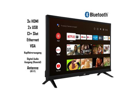 (Flat, 24 TV) LED LT-24VAH3255 / MediaMarkt 60 Zoll SMART TV JVC | HD-ready, cm,