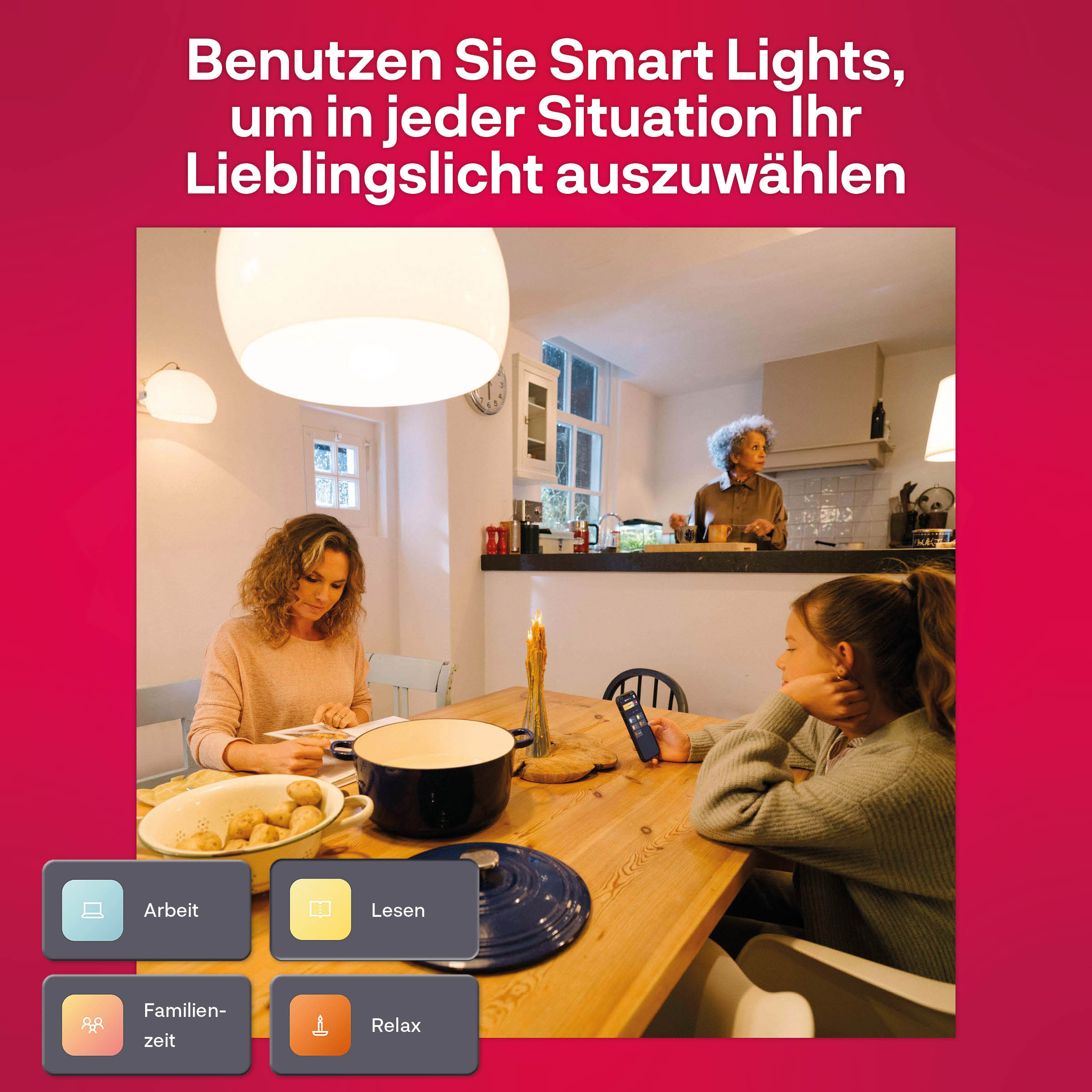 & Lampe RB Philips Tunable, Kompatibel Smart lamp LED LED, E27 279 Hue T-2 Tunable/Comfort 2-Pack, mit Zigbee Alexa, INNR