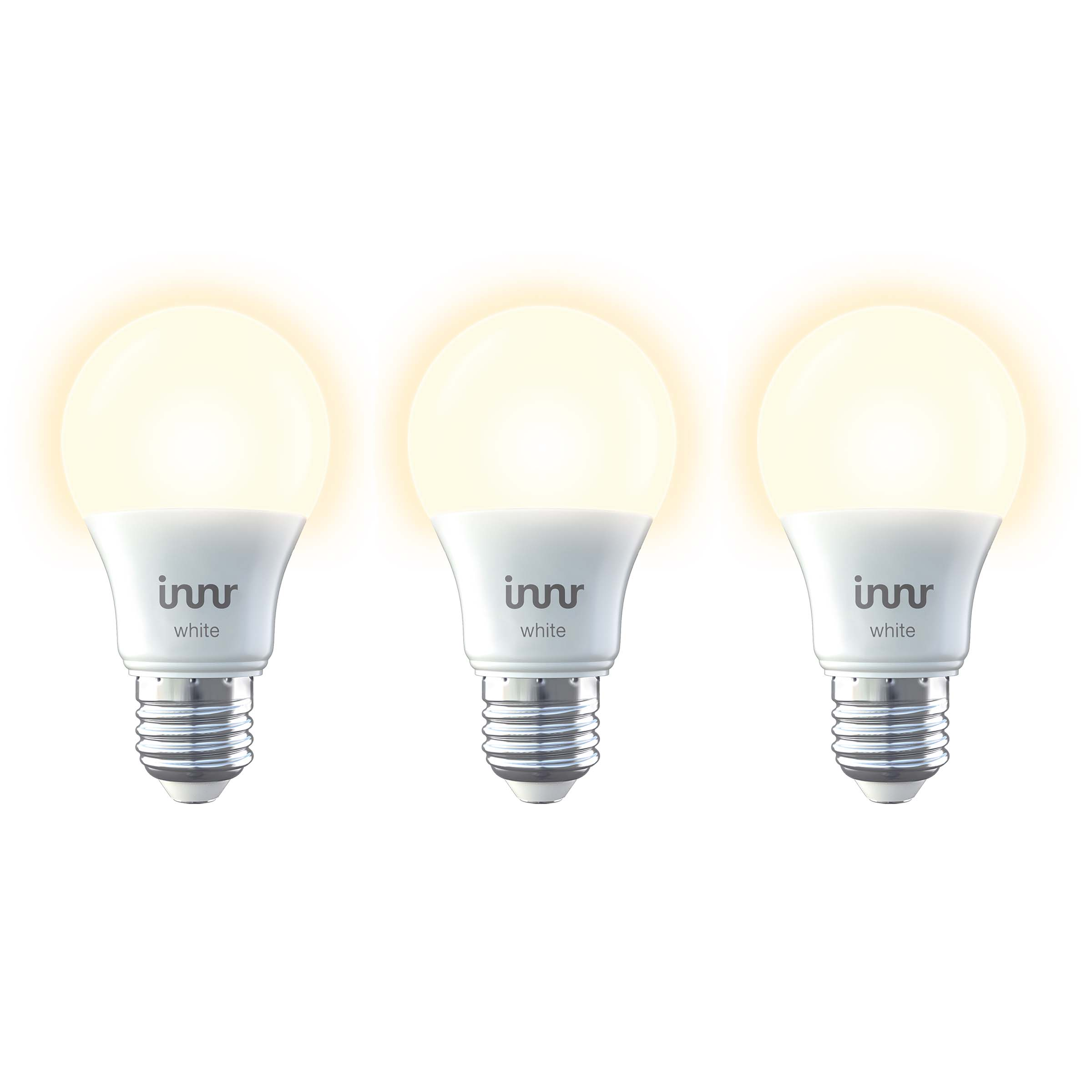 E27 Hue LED 266-3 Kompatibel lamp Alexa, INNR White LED, RB Lampe 3-Pack, Philips & Smart Zigbee White, Warm mit