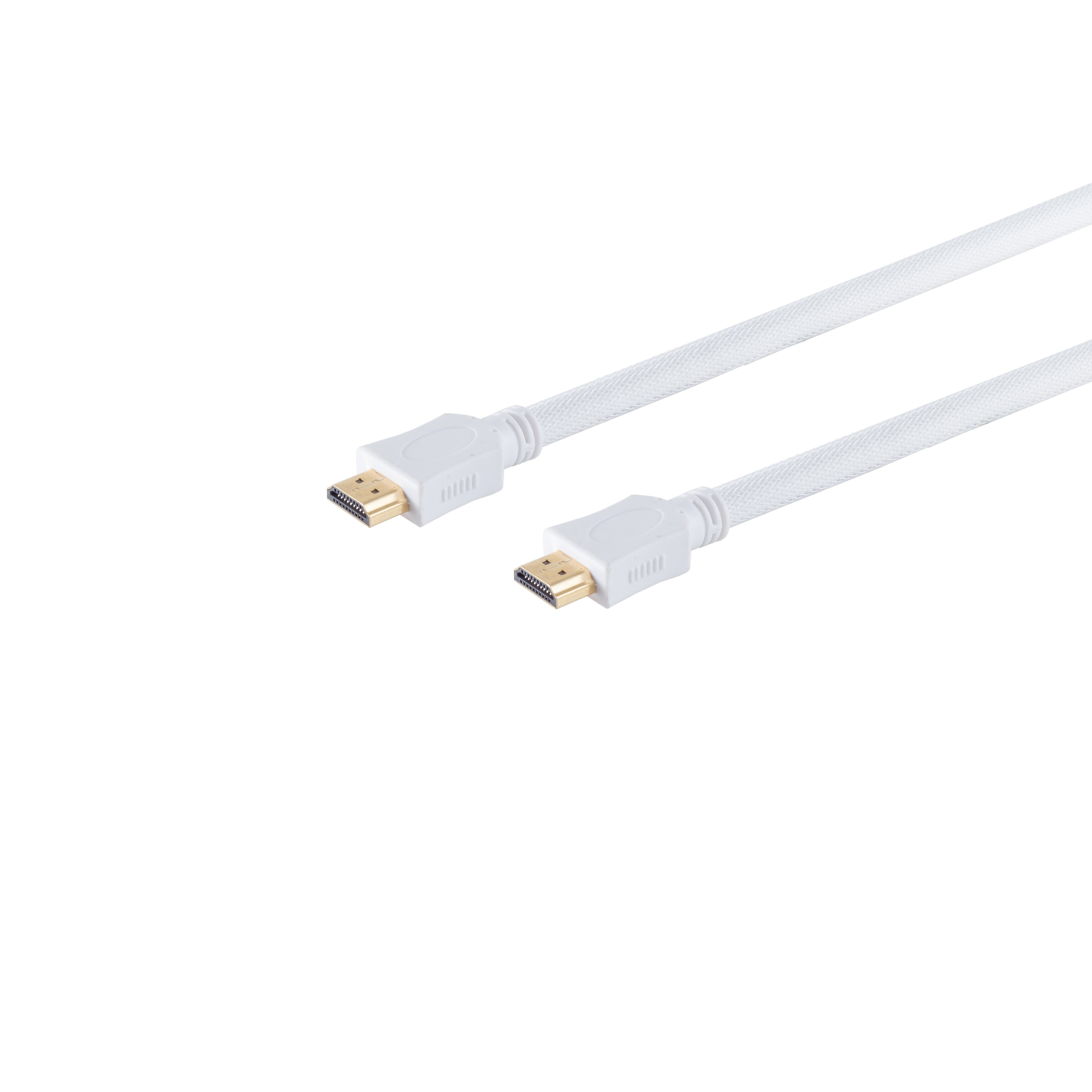 S/CONN MAXIMUM CONNECTIVITY HDMI weiß Mantel Kabel HEAC 1m Nylon verg A-St/HDMI HDMI A-St