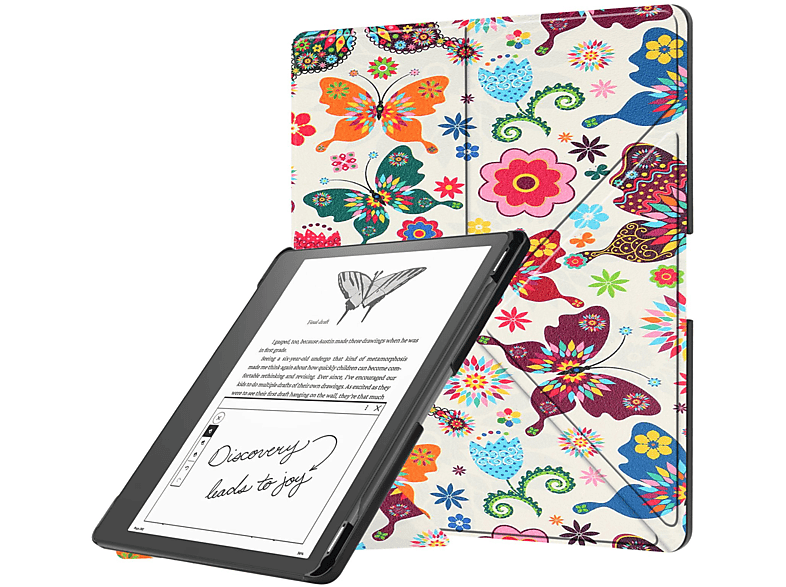 Zoll LOBWERK Amazon Schutzhülle 10.2 Kunstleder, Gen) (1. Hülle Kindle Bookcover 2022 Mehrfarbig für Scribe Schreibfunktion