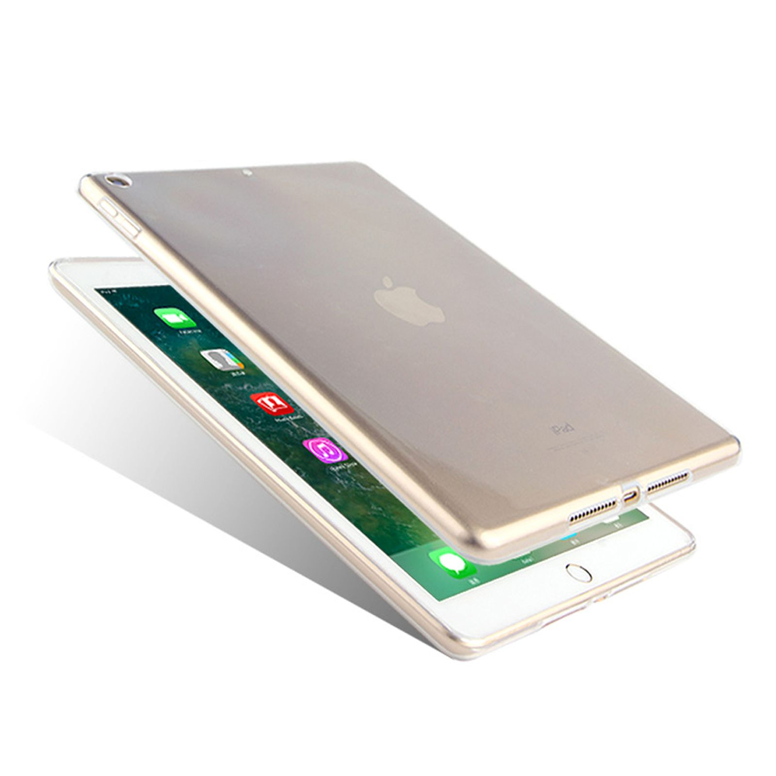 LOBWERK Hülle für 2017 Matt iPad 2018 9.7 Backcover Zoll TPU, Schutzhülle Apple 