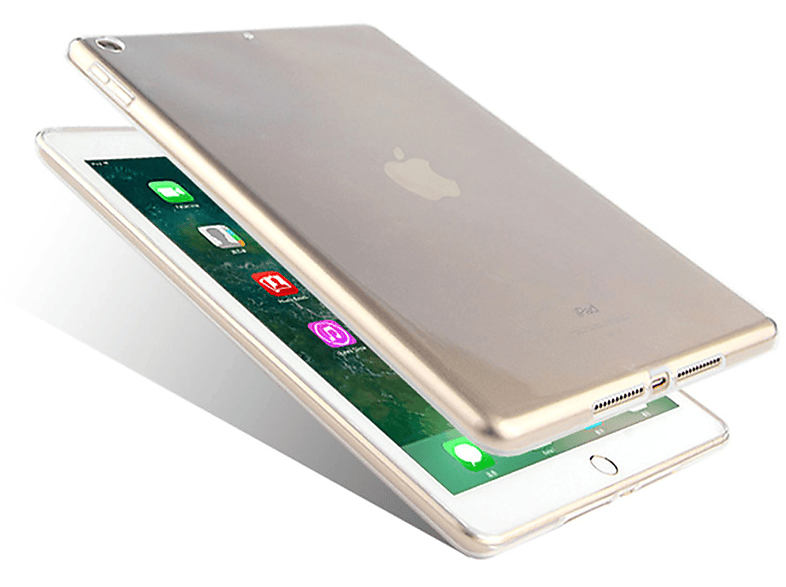 LOBWERK Hülle für 2017 Matt iPad 2018 9.7 Backcover Zoll TPU, Schutzhülle Apple 