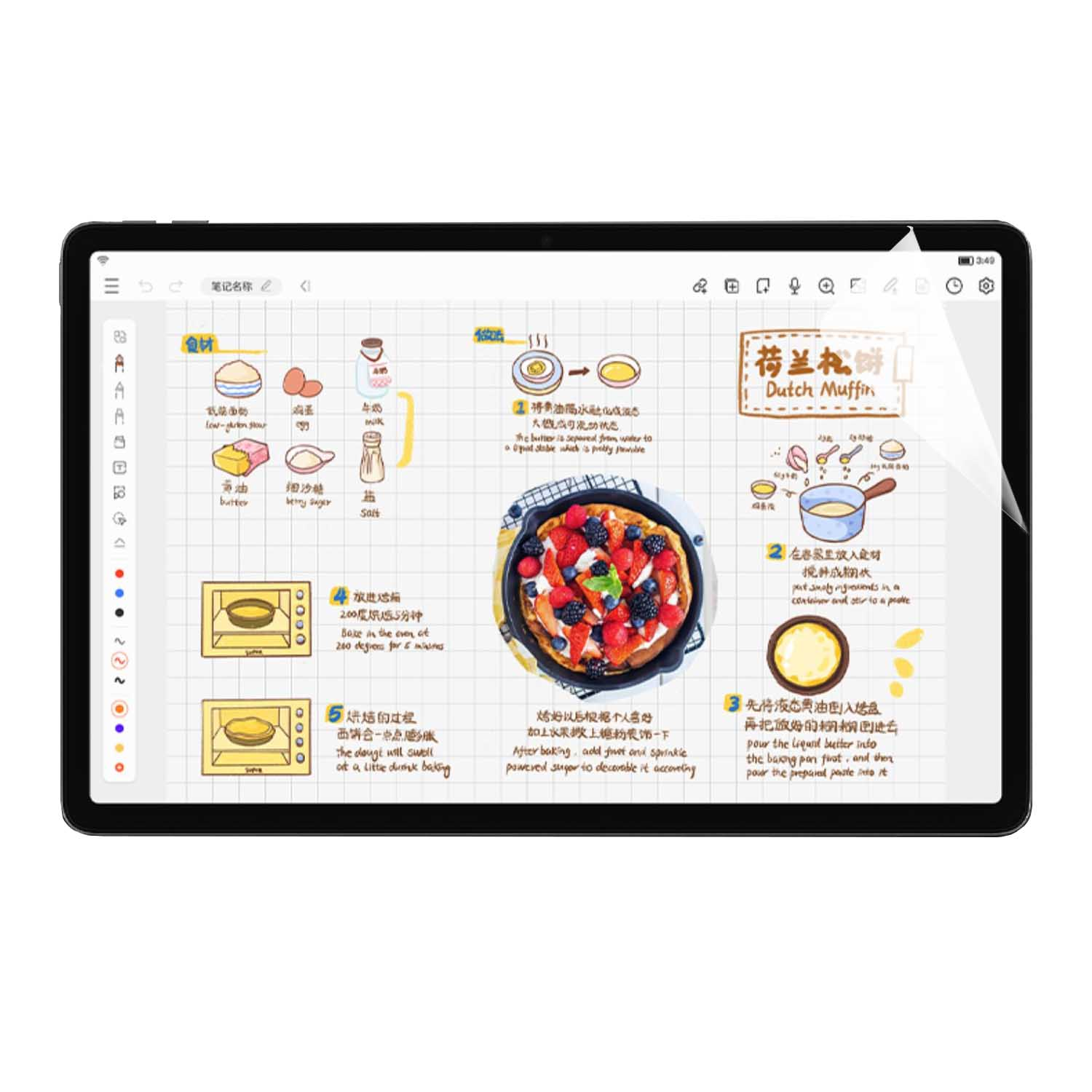 TiMOVO Pellicola Protettiva Opaca Per Microsoft Surface Pro 11/10/9/8/X 13” – Effetto Carta, Anti-impronta, 2 Pezzi