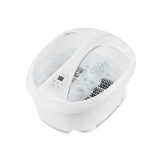 Bañera hidromasaje - MEDISANA FS 888 Premium, Spa masaje pies con función de calor y temporizador, Blanco