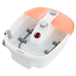 Bañera hidromasaje - MEDISANA FS 883 Spa para pies con masaje y función de calentamiento de agua, con accesorios de pedicura, Blanco
